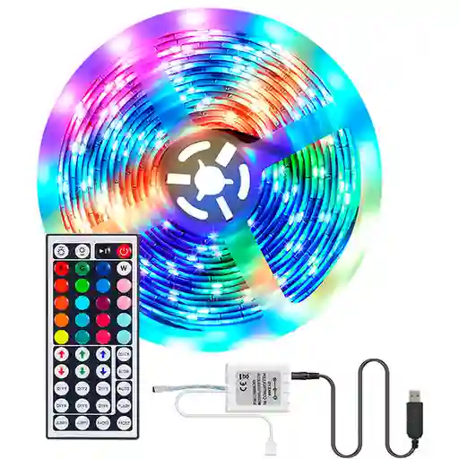 Luces Led Strip 60l 5mtr Con App Y Control Remoto