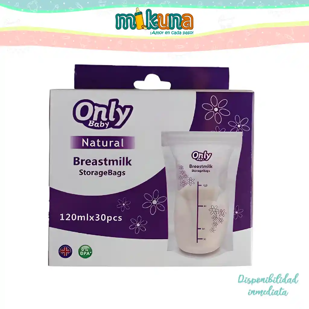 Bolsas De Almacenamiento De Leche Materna Only Baby