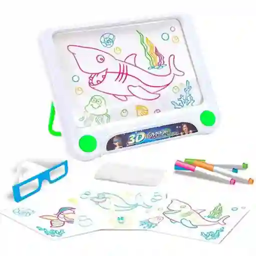 Magic Pad Tablero Dibujo Led 3d Creativo Arte