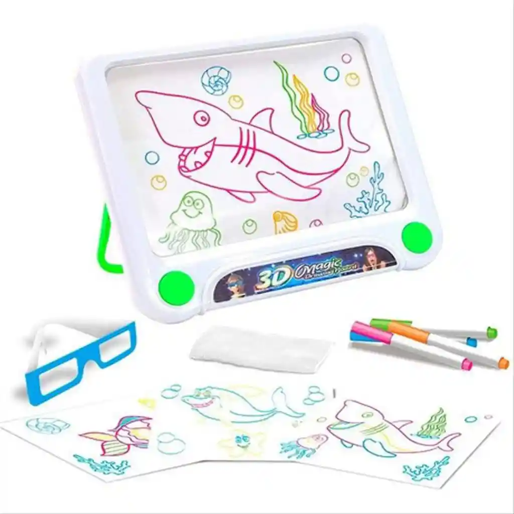 Magic Pad Tablero Dibujo Led 3d Creativo Arte