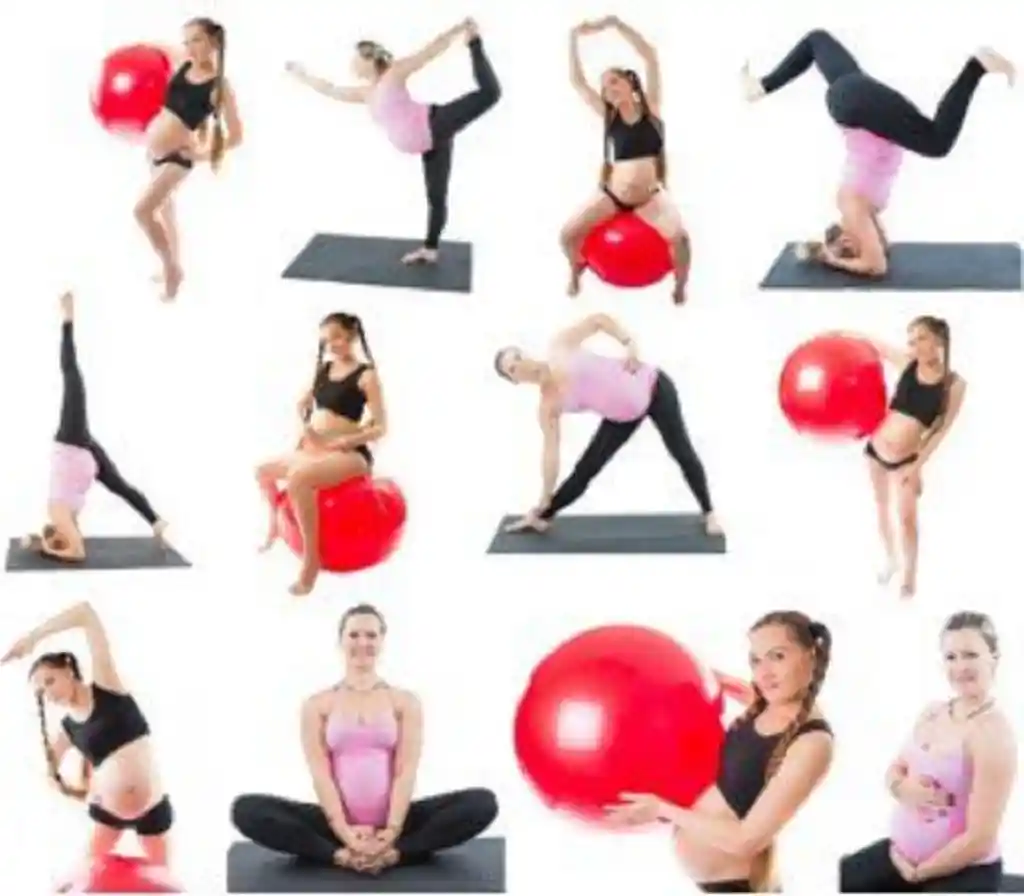 Yoga Balón Pilates Pelota Bola Gimnasia Gestacíon 65 Cm Colores Surtidos