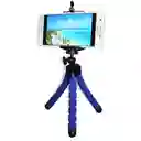 Tripode Para Celular Y Camara Flexible Azul