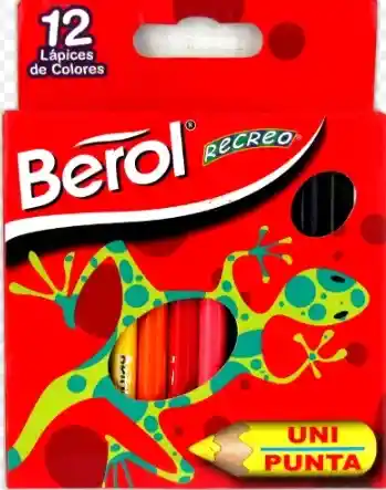 Color Colores Berol Recreo Unipunta Corto Caja X 12 Unidades