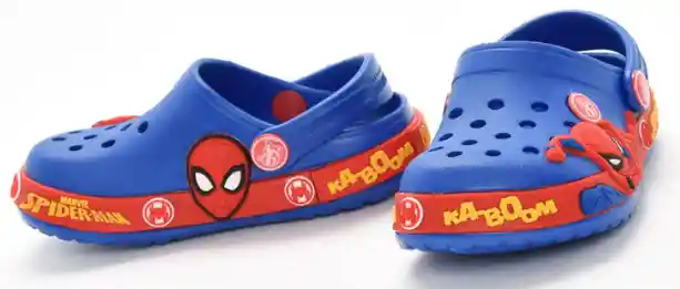 Sueco Licencia Spiderman Con Banda De Caucha Talla 24