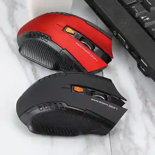 Mouse Inalambrico Style Gamer Rojo