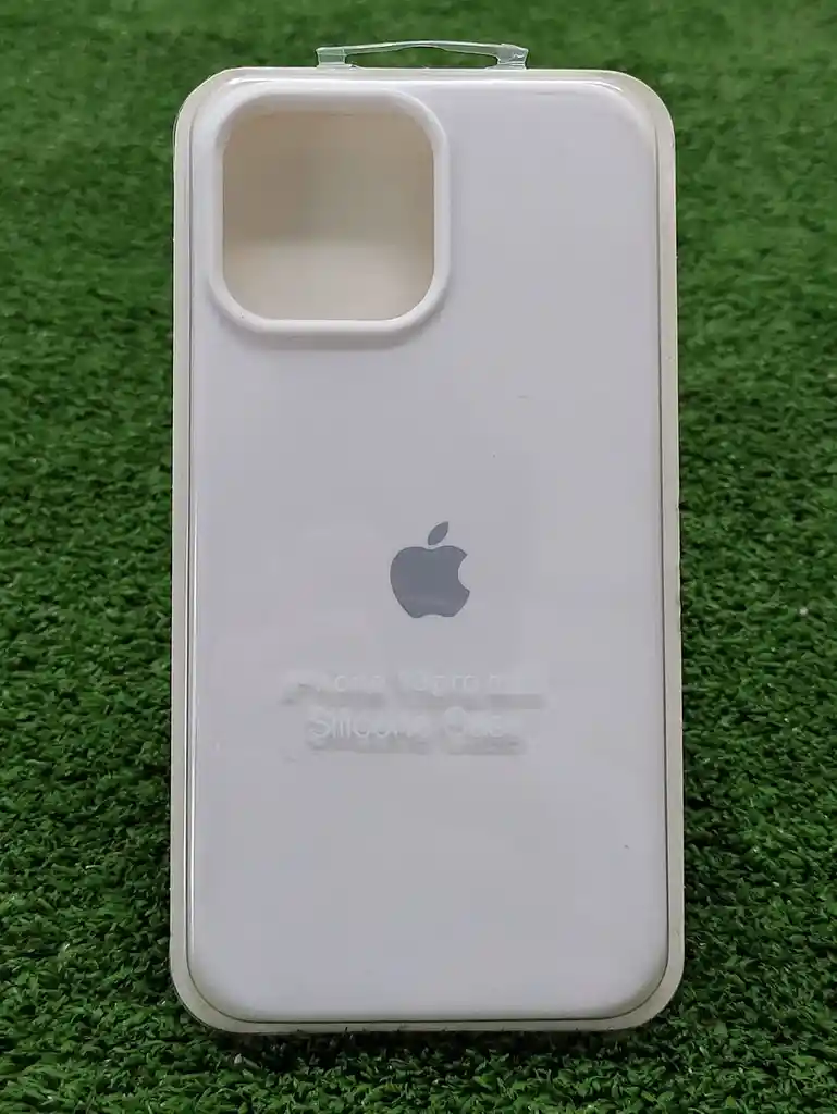 Iphone 13 Pro Max Forro Protector| Silicone Case | Blanco | Iphone | Carcasa | Funda | Anti Humedad