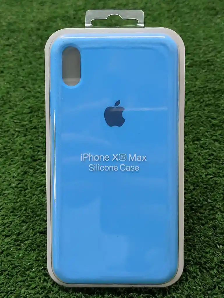 Iphone Xs Max | Forro Protector| Silicone Case | Azul Capri | Iphone | Carcasa | Funda | Anti Humedad