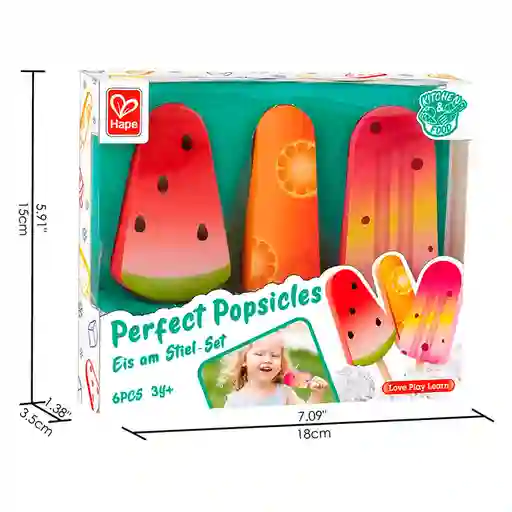 Set Perfectas Paletas Hape Multicolor