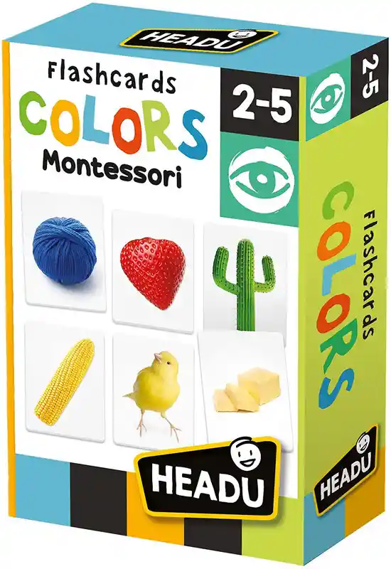 Flashcards Aprende Colores Montessori