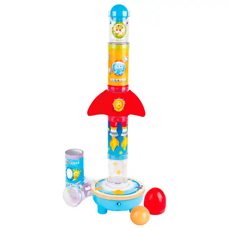 Apilador De Aire Rocket Ball Hape Multicolor