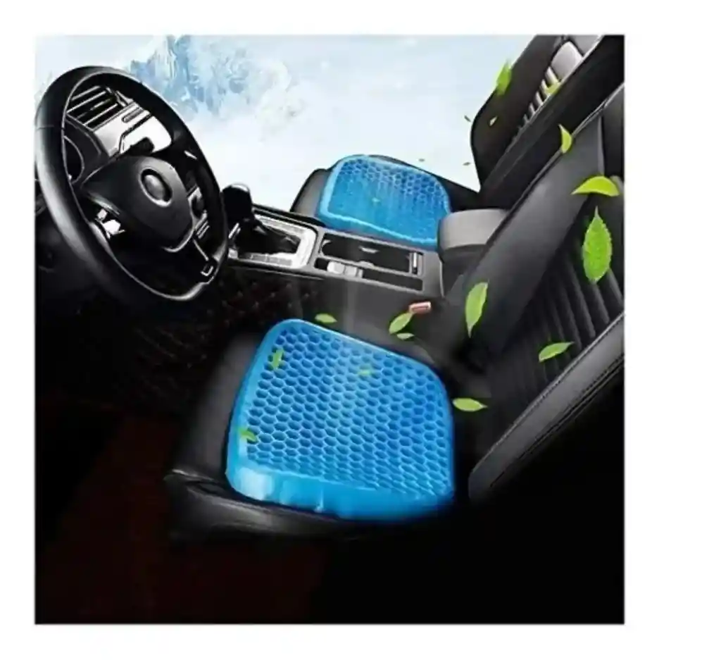 Cojin Silicona Gel Flexible Transpirable + Funda Protectora