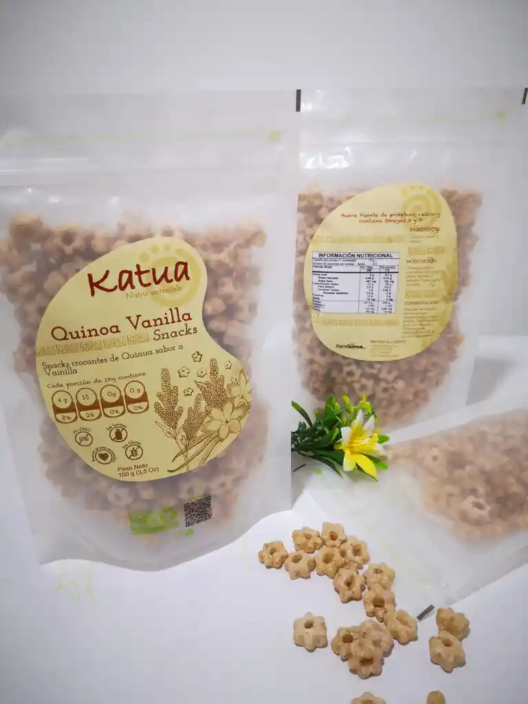 Quinoa Snacks Vainilla 100 Gr