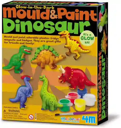 3d Mould & Paint Dinosaurs 