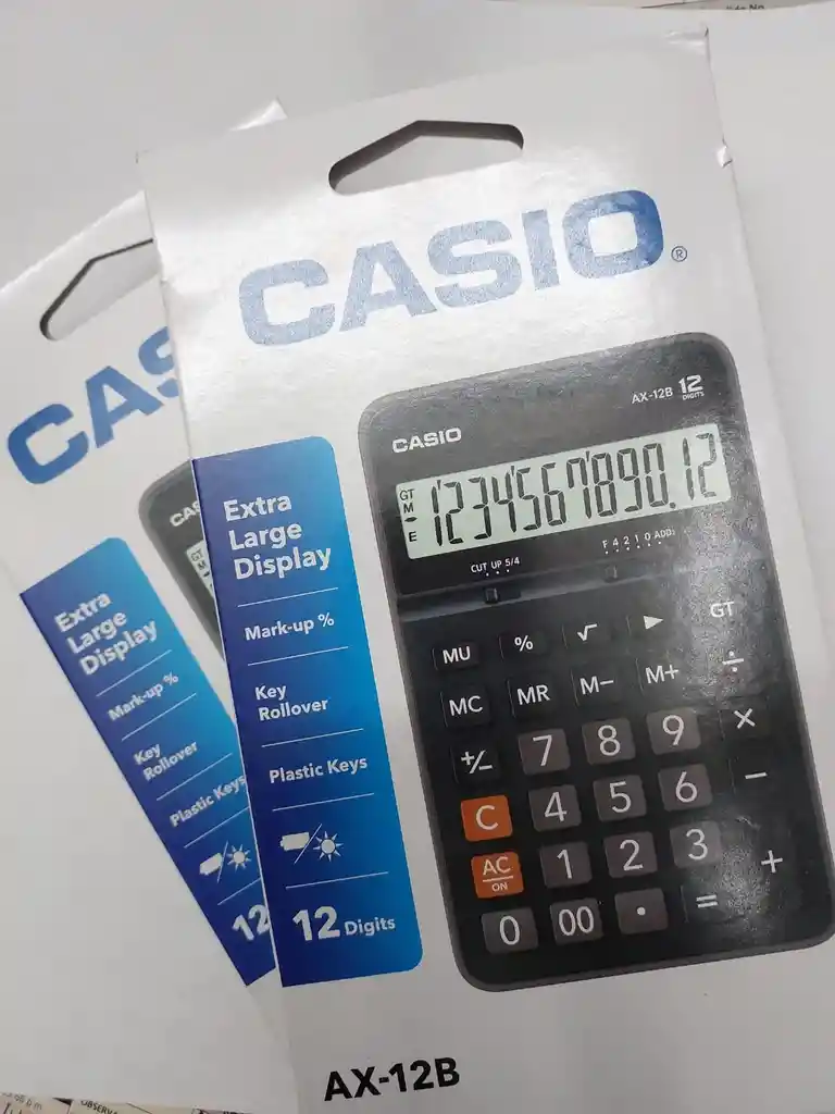 Calculadora Casio X 12 Digitos Ax-12b