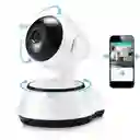 Camara De Seguridad Wifi Con Rotacion 360°