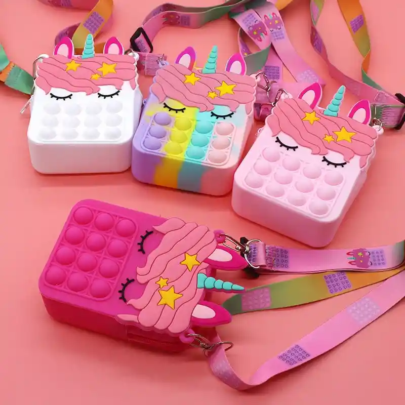 Pop Bolso- Menedero Push It De Unicornio