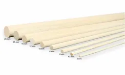 Varilla Redondo Palo De Balso 12mm