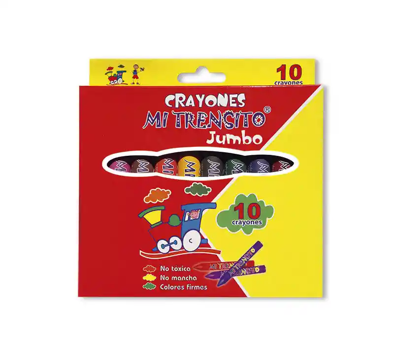 Crayon Mi Tresnsito Jumbo X10