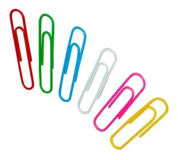 Gancho Clip Colores Paper Clip X100