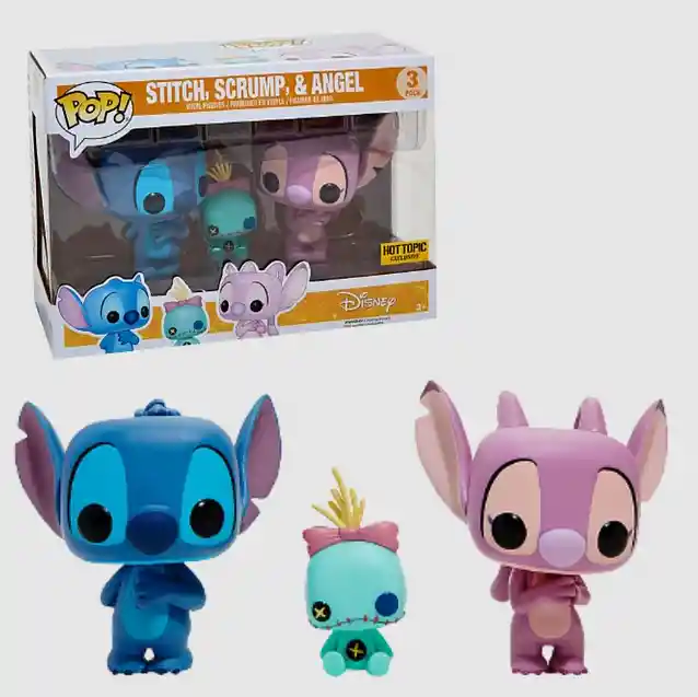 Funko Pop Stitch, Scrump & Angel Lilo Y Stitch 3 Pack Hot Topic