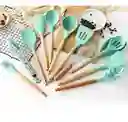 Set De 12 Utensilios De Cocina Silicona Resistentes Al Calor