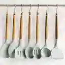 Set De 12 Utensilios De Cocina Silicona Resistentes Al Calor