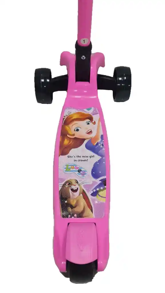 Monopatín Scooter Patineta Tripatín Bebes Niños Luces Princess Shopia