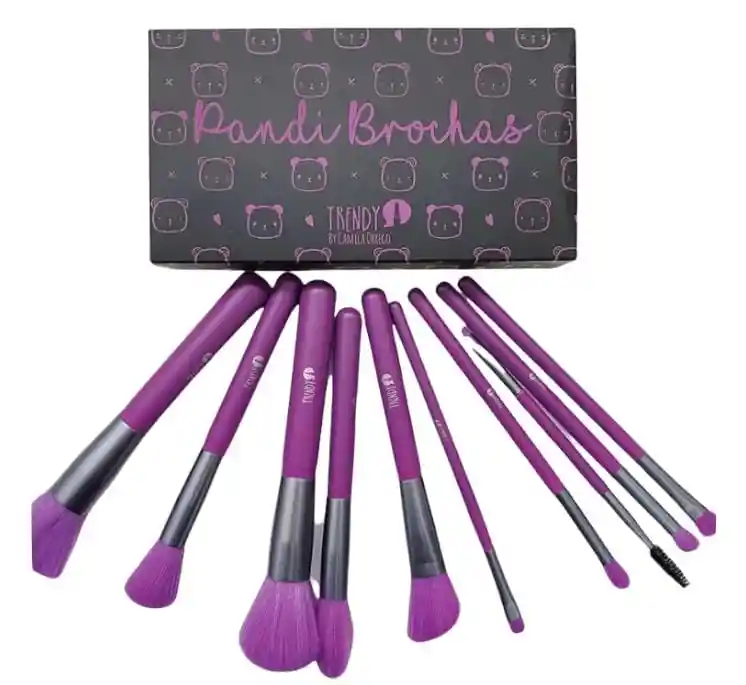 TRENDY Kit Pandi Brochas Moradas