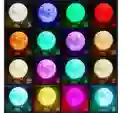 Lámpara Luna Con Control Luz Led Colores Recargable Con Base