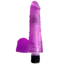 22cm Vbrador Gelatinoso Dildo Consolador Purple