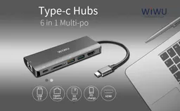 Macbook Wiwu Alpha 11 En 1 Usb C Hub Todo En Uno Rj45 Para Tipo C