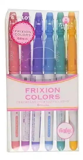 Colores Pilot Frixion Para Rocketbook X 6 Unidades