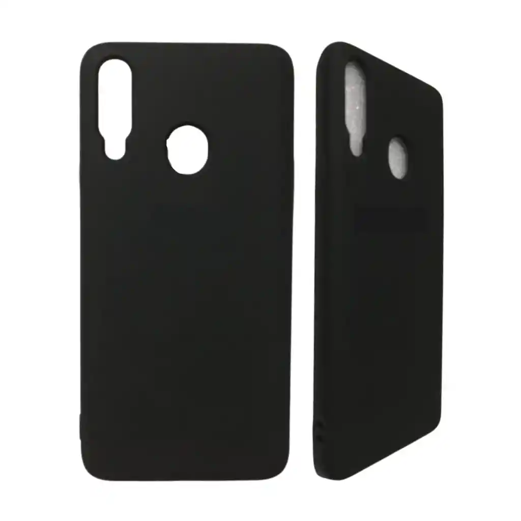 Funda Protector Silicone Case Negra A20s