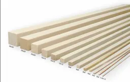 Varilla Cuadrada Palo De Balso 10x10 Mm