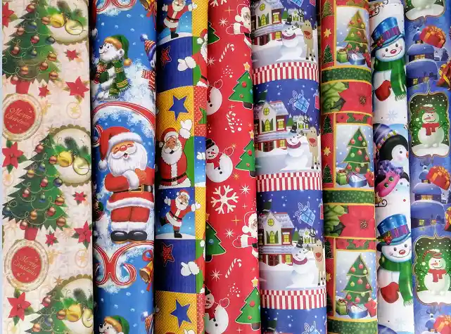 Papel Para Regalo Motivo Navideño Papel Regalo Navidad Marca Primavera