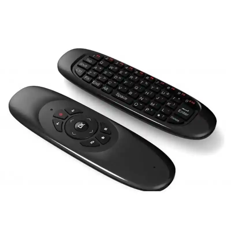Teclado Inalambrico Recargable Control Remoto Air Mouse Para Pc - Tv