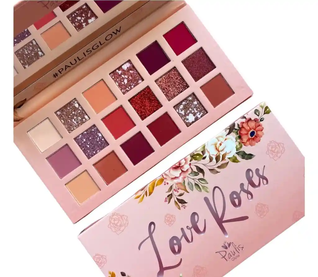 Paulis Glow Paleta De Sombras Loves Roses