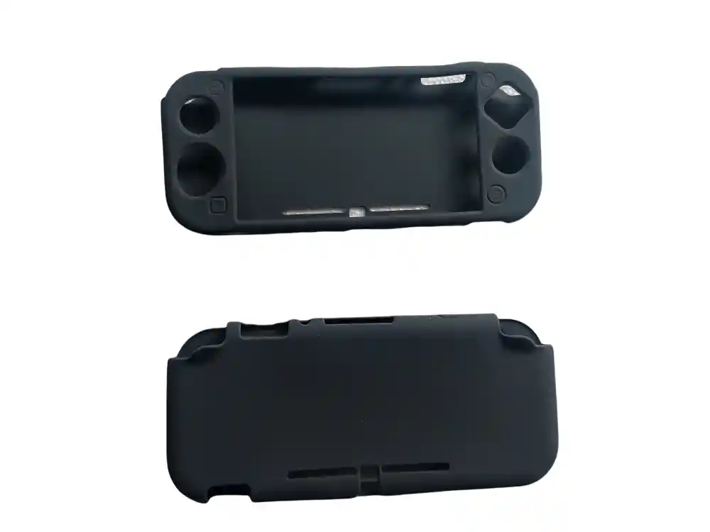 Switch Combo Silicona Protectora Negra Lite + Vidrio Templado Oled + 2 Grips