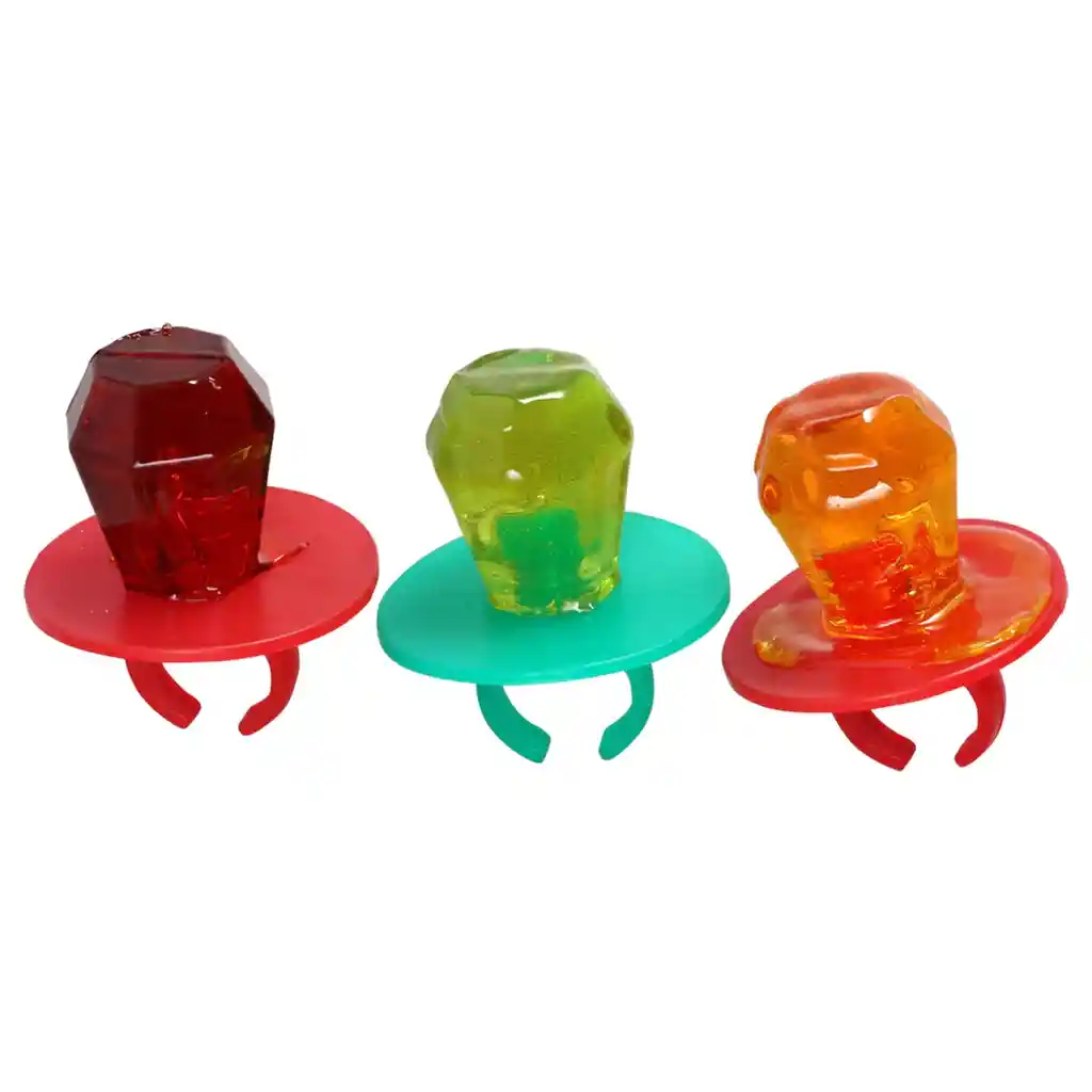 Ring Pop Anillos Agrios X 4 Unidades