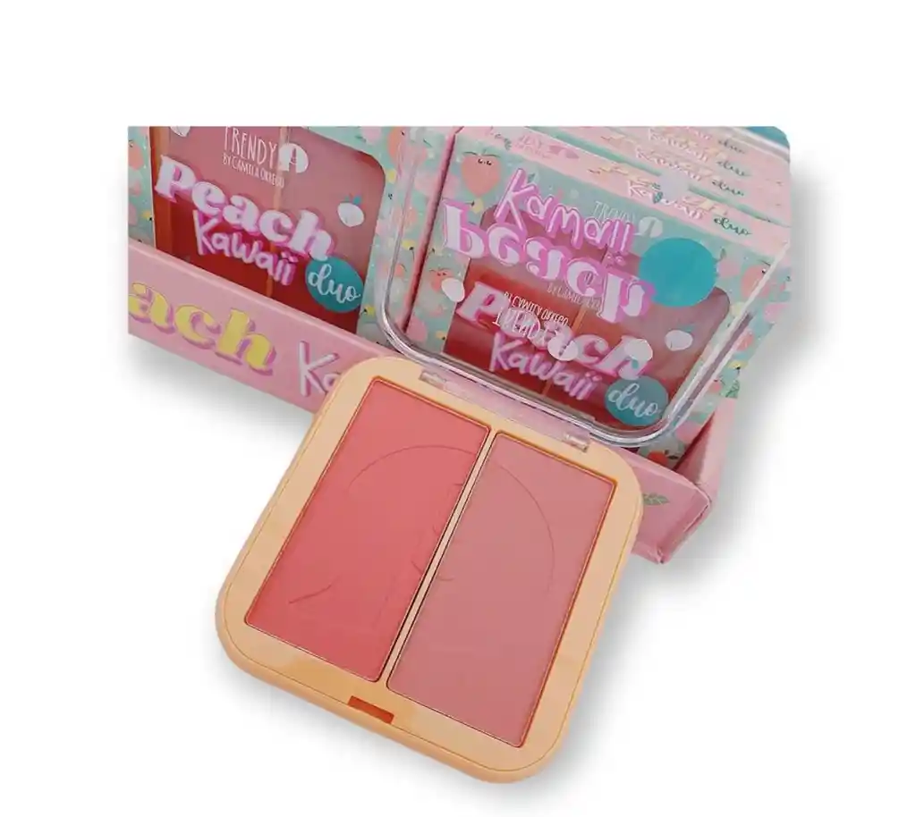 TRENDY Rubor Peach Kawaii Duo