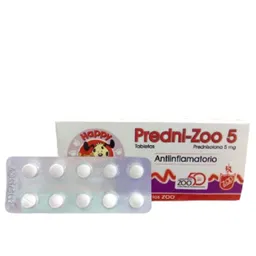 Prednizoo 5 Blister X 10 Tabletas Prednisolona 5mg