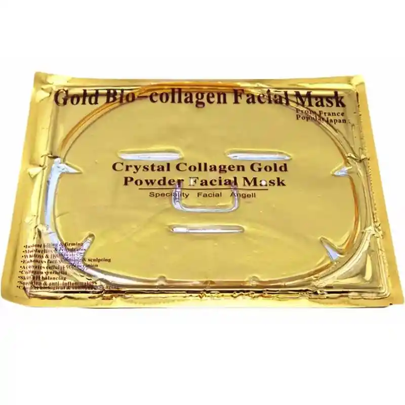 Mascarilla Facial Tamaño Cara A Edad Polvo Oro Colageno