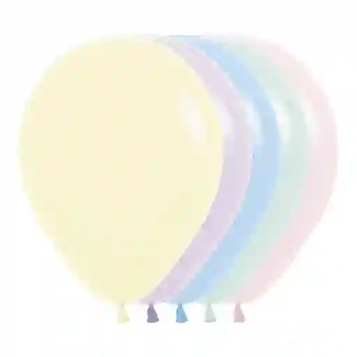 Globos Colores Pastel Surtidos R12 X 12