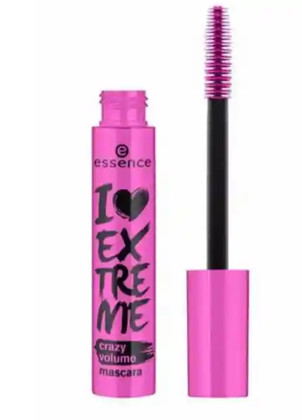 Essence Pestañina Vegana I Love Extreme Lavable Negra