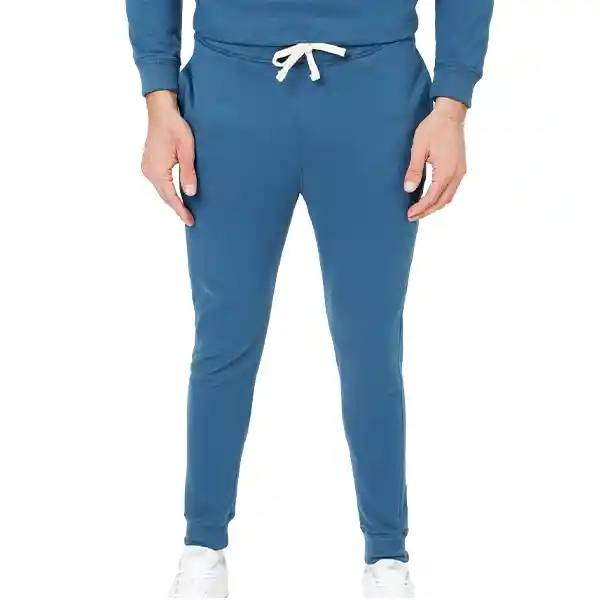 Jogger Hombre Tayrona Talla L Color Azul Petroleo