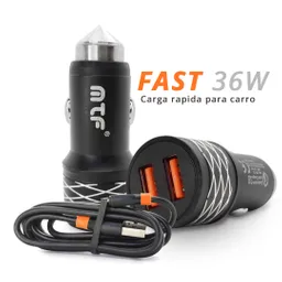 Cargador Carro Mtf Carga Rápida - Qualcomm 3.0