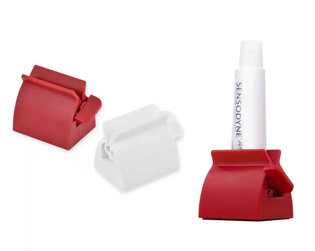 Exprimidor Pasta Dental Crema Dispensador Soporte Giratorio