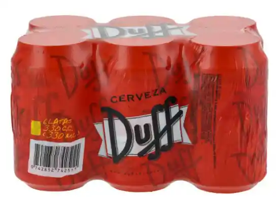 Duff Cervezasix Pack