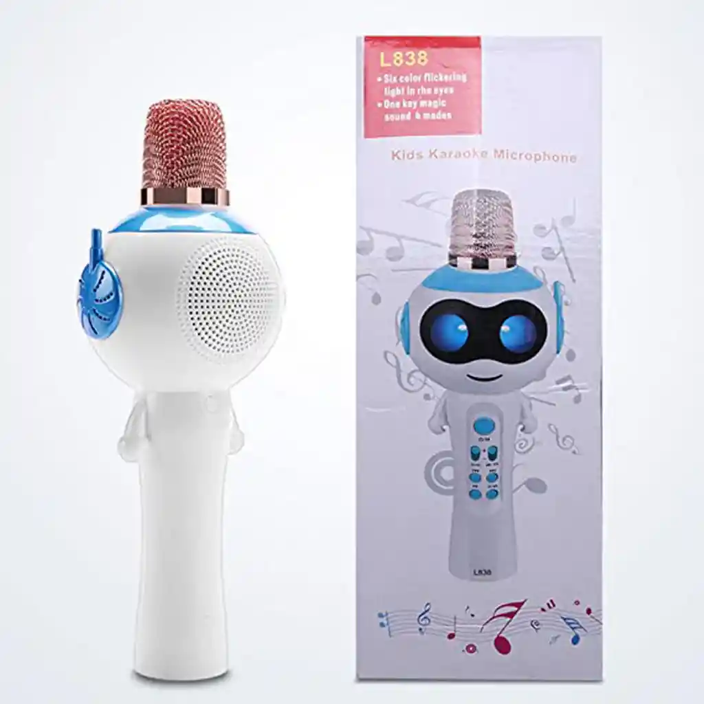 Micrófono Inalámbrico Karaoke Infantil + Bluetooth