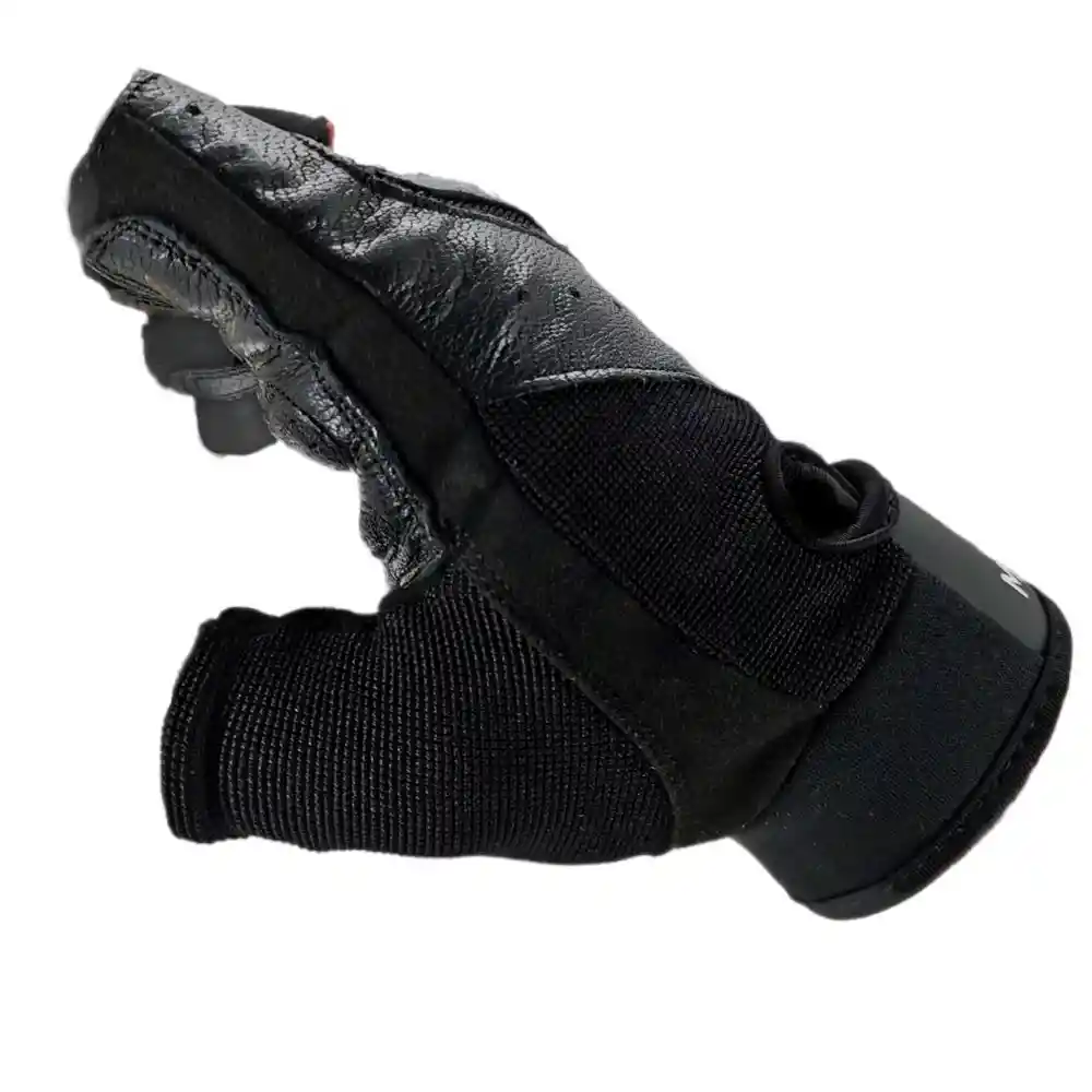 Guantes Pesas Gimnasio Fitness Ciclismo Miyagi Cuero Muñequera Mg555